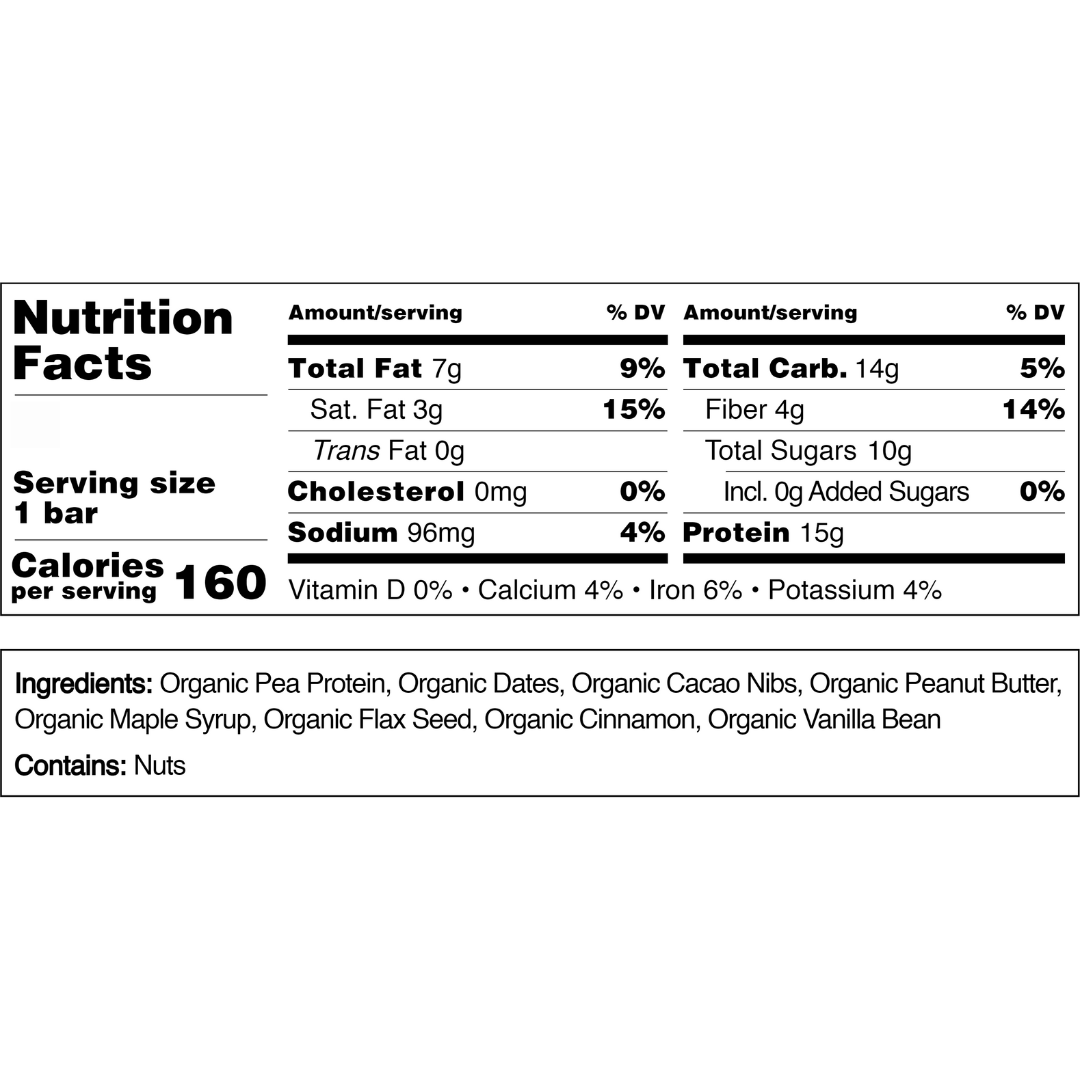 Vegan Protein Bars-(12 Pack)