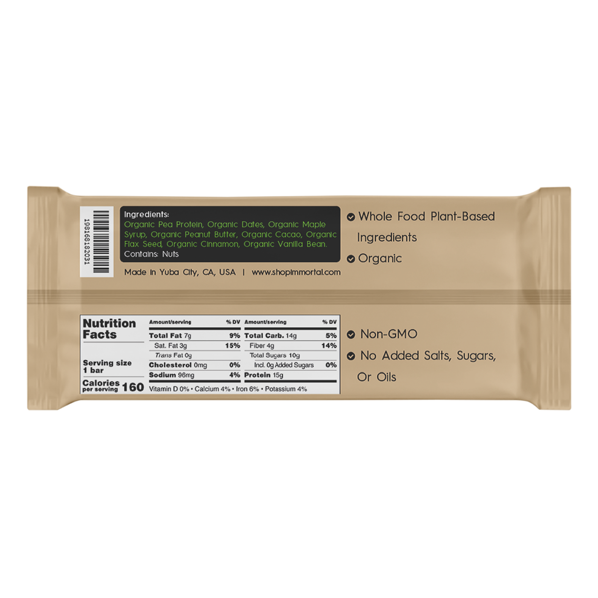 Vegan Protein Bars-(12 Pack)