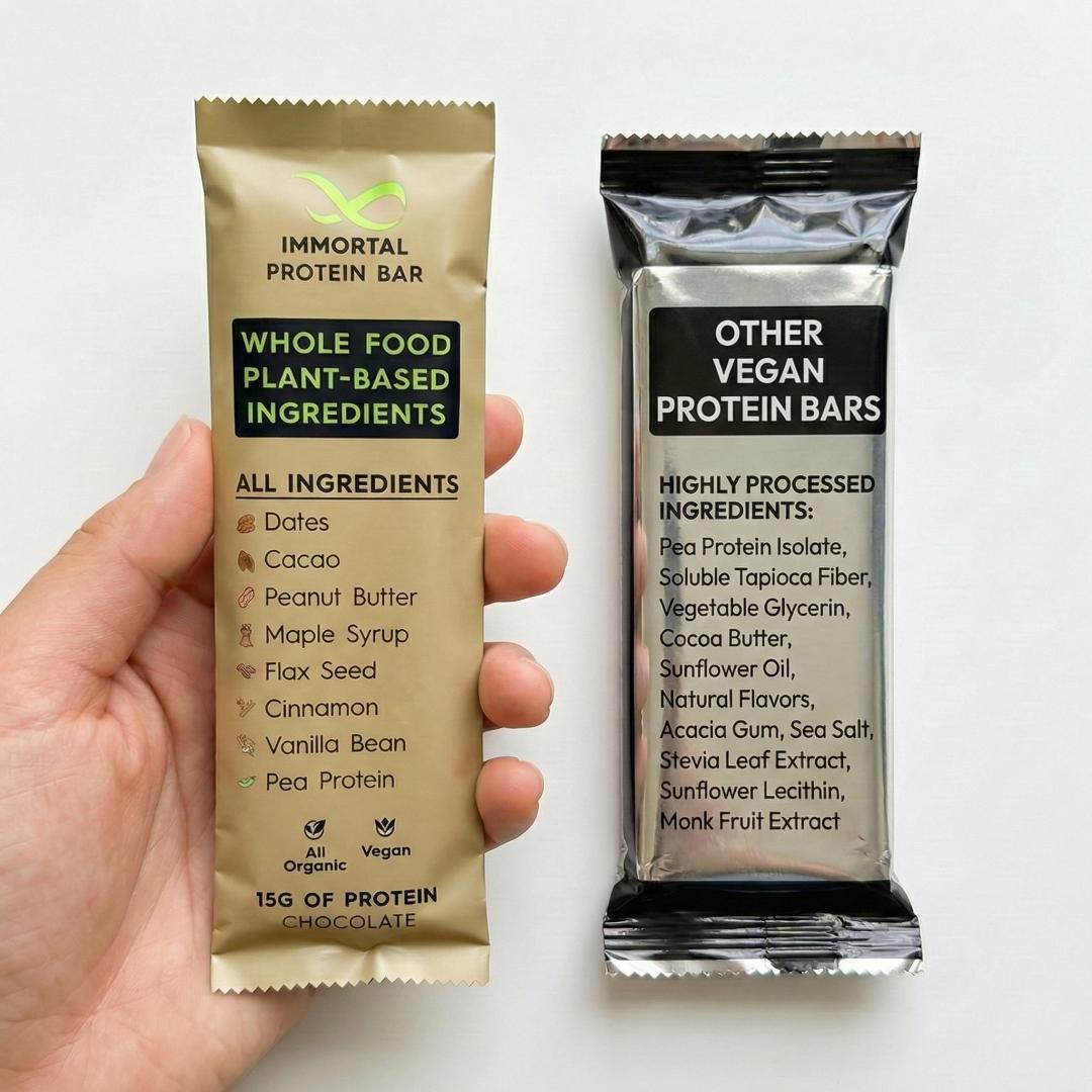 Vegan Protein Bars-(12 Pack)