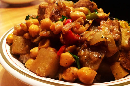 Jamaican Curried Tofu With Chickpeas