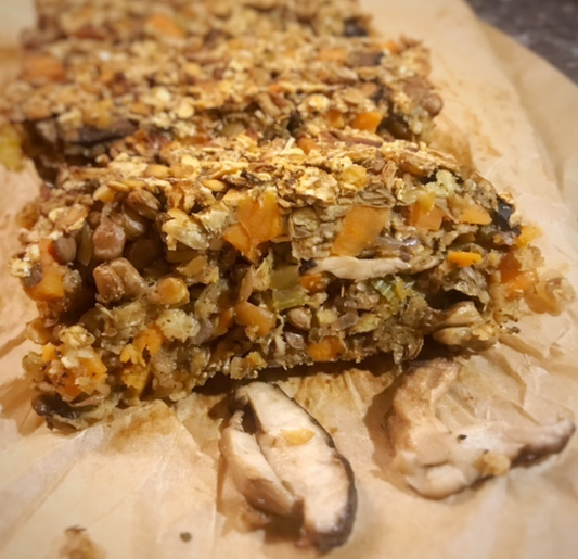 Lentil Potato Mushroom Loaf
